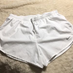 Nike Shorts - White Nike Dri-fit Shorts Nike Shorts - White Nike Dri-fit Shorts